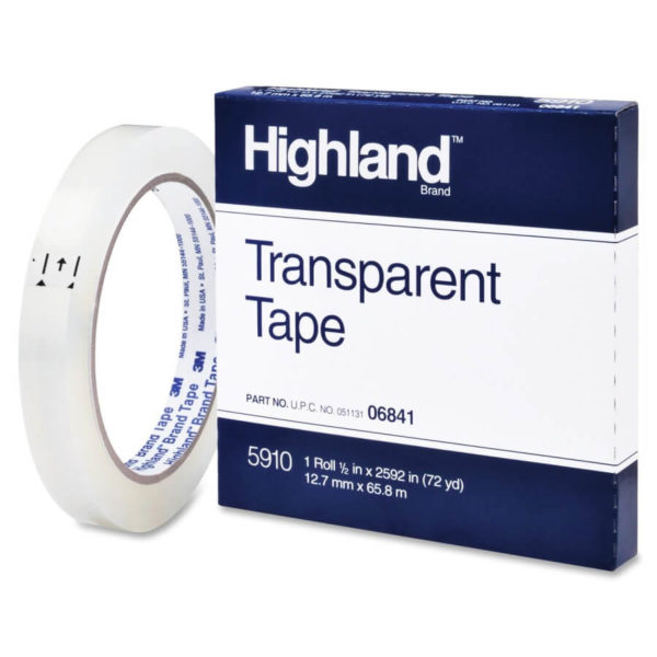 3M Highland Transparent Tape 5910